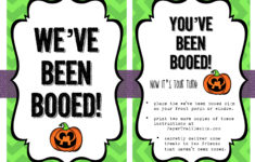We Ve Been Booed Free Printable Paper Trail Design