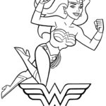 Wonder Woman Coloring Page To Print And Download