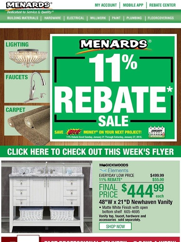 Menards 11 Rebate Form 2023