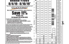 Menards 11 Rebate 7069 Purchases 8 4 19 8 10 19 Struggleville – Menards Rebate Form Printable