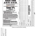 Menards Rebate Form 7809 Printable Crossword Puzzles Bingo Cards Forms   Blank Menards Rebate Form