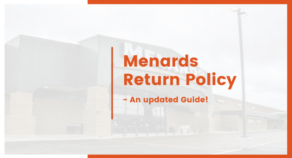 Menards Lumber Return Policy