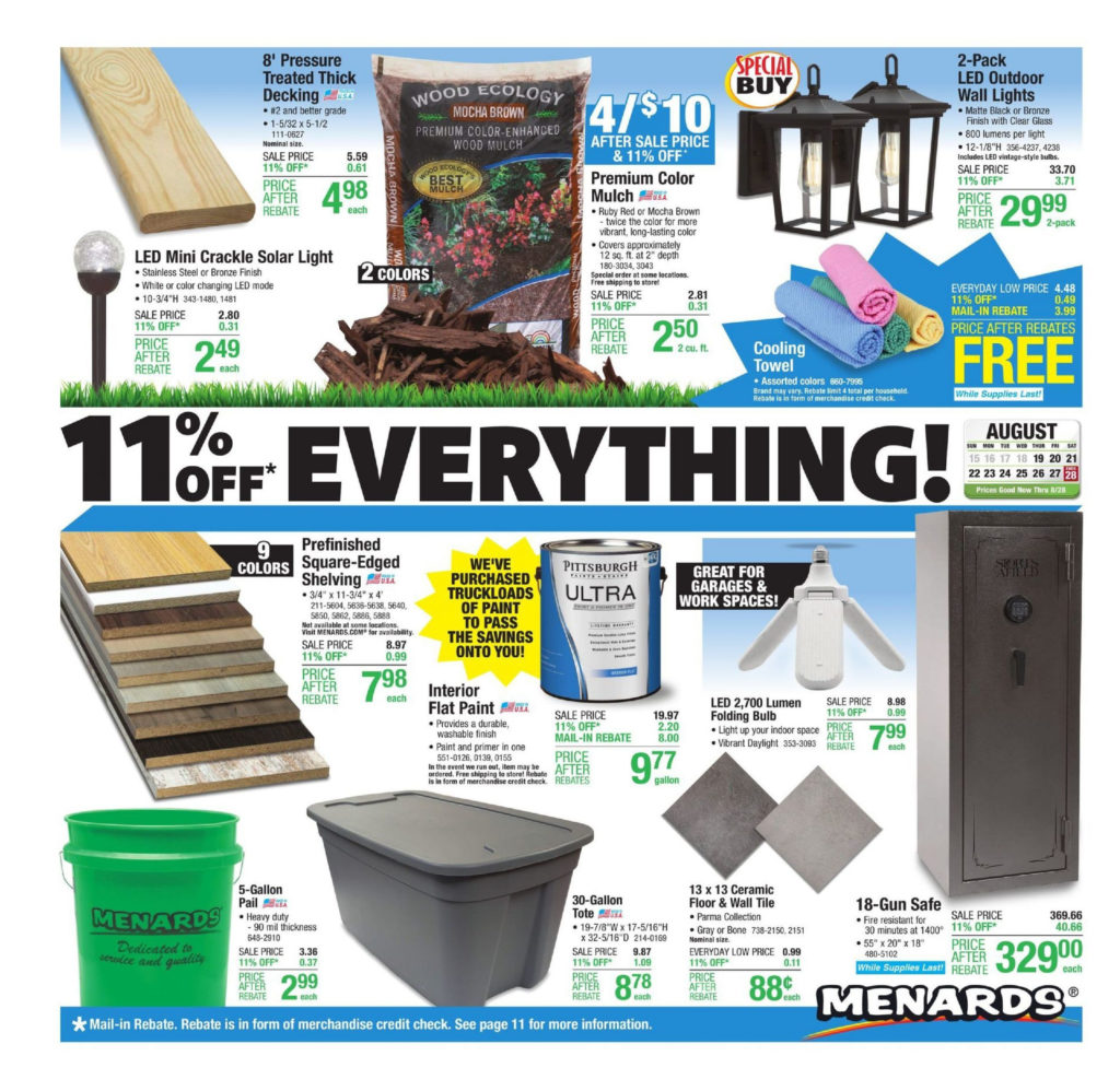 Menards Rebate Reviews