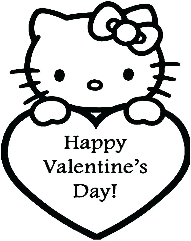 Valentine Card Coloring Printables