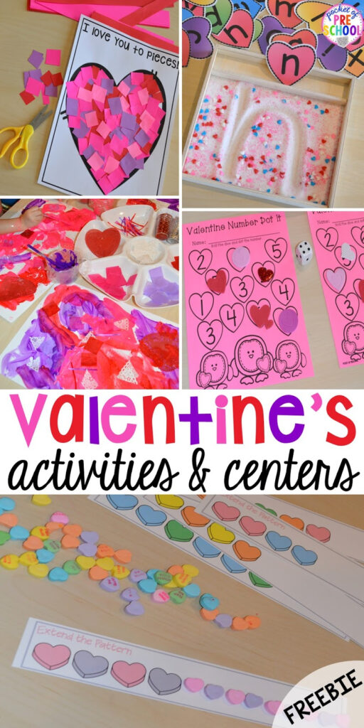 Printable Valentines Day Activities For Preschoolers
