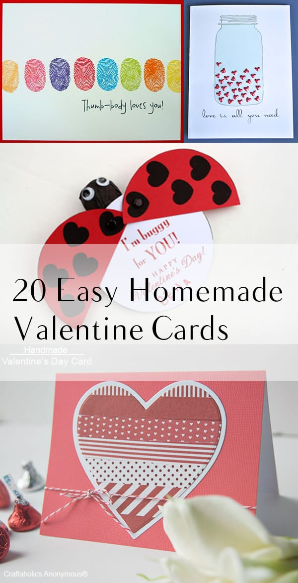 Free Printable Homemade Valentine Cards