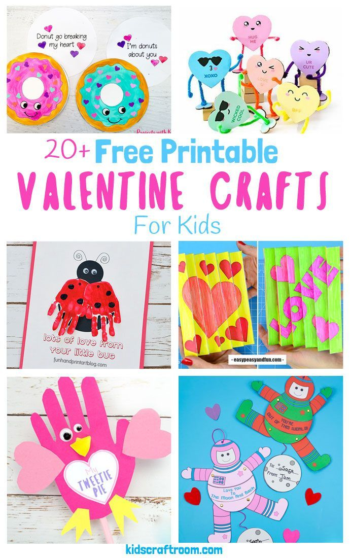 Free Printable Valentine Crafts For Preschoolers