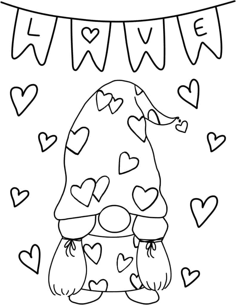 Free Printable Valentines Pictures To Color