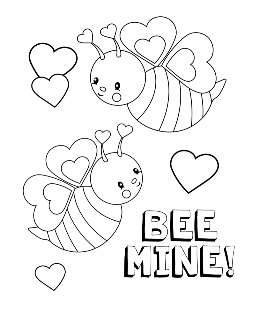 Free Printable Valentine Coloring Pages