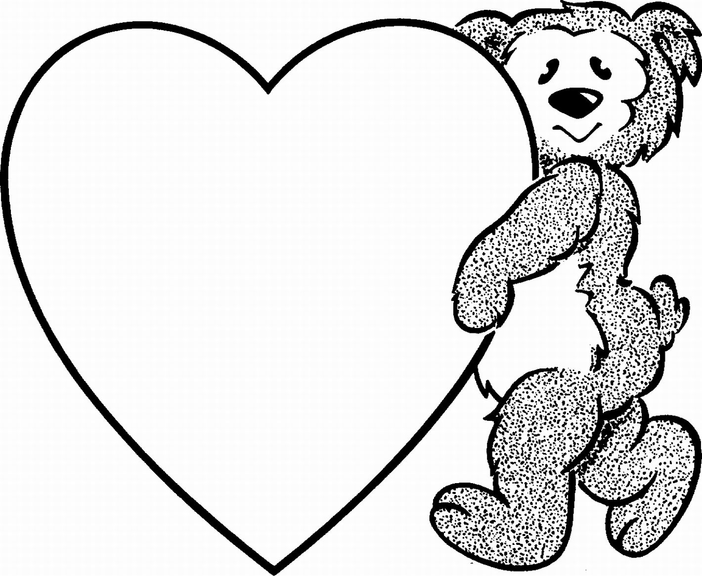 Free Valentine Printables Black And White