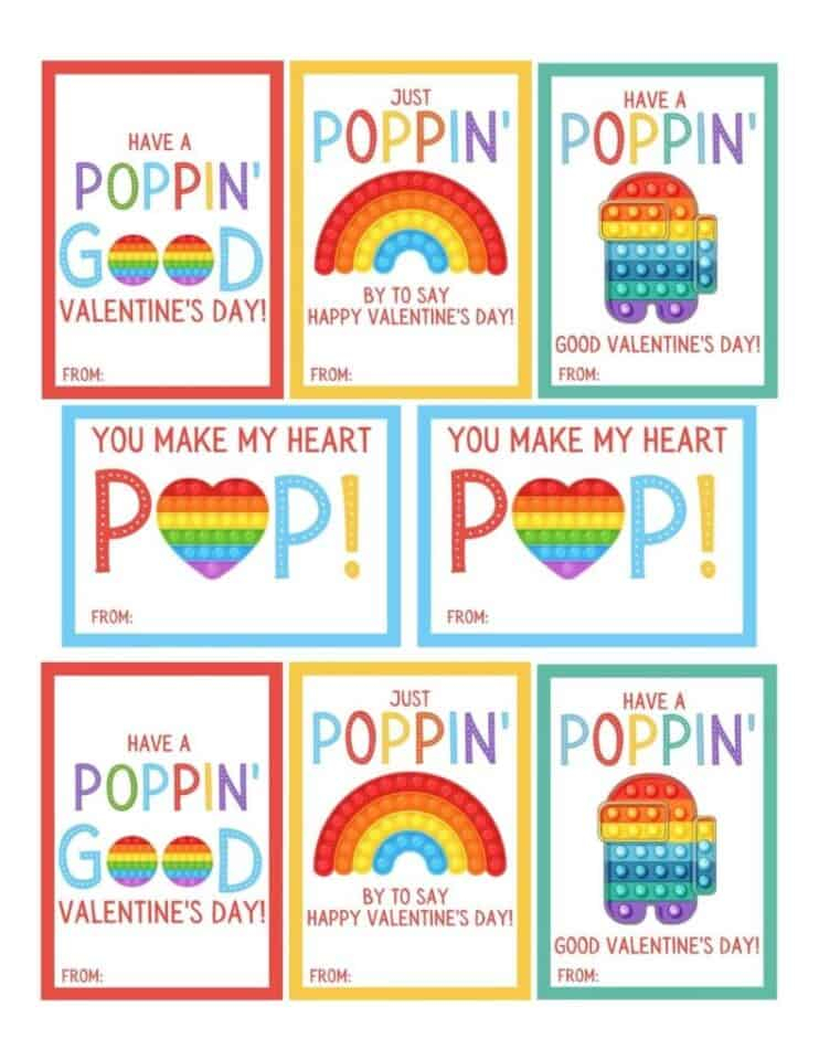 Simple Printable Valentines Day Cards