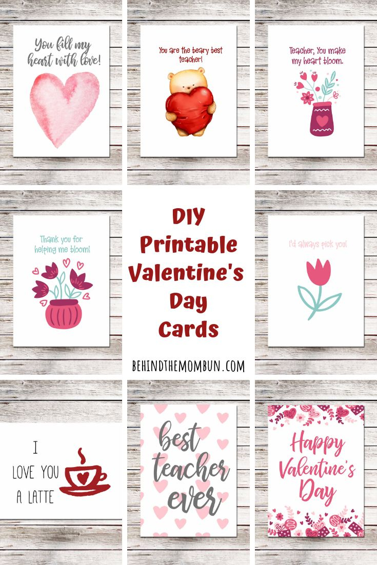 Free Printable Valentine Cards For Teachers