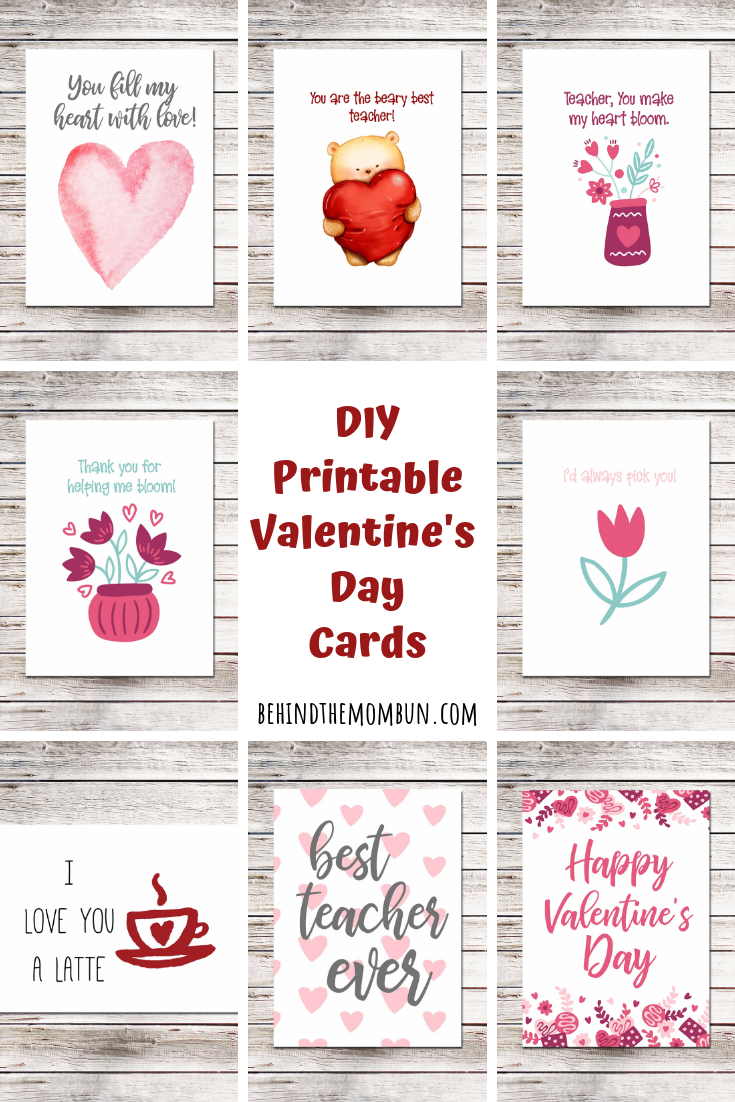 Printable Valentines Card For Teachers