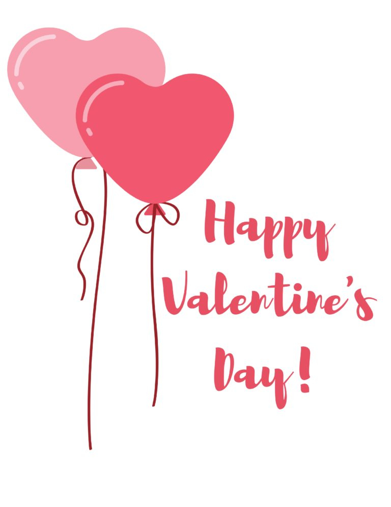 Happy Valentine's Day Card Printable