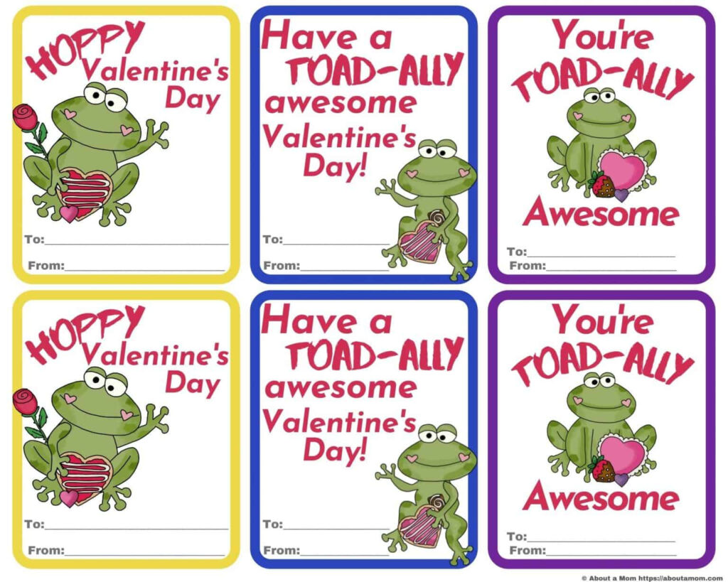 Free Valentine Card Printables For Preschoolers