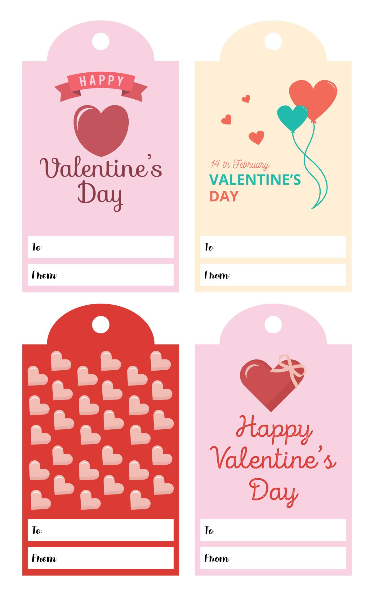 Valentine's Day Tag Printable