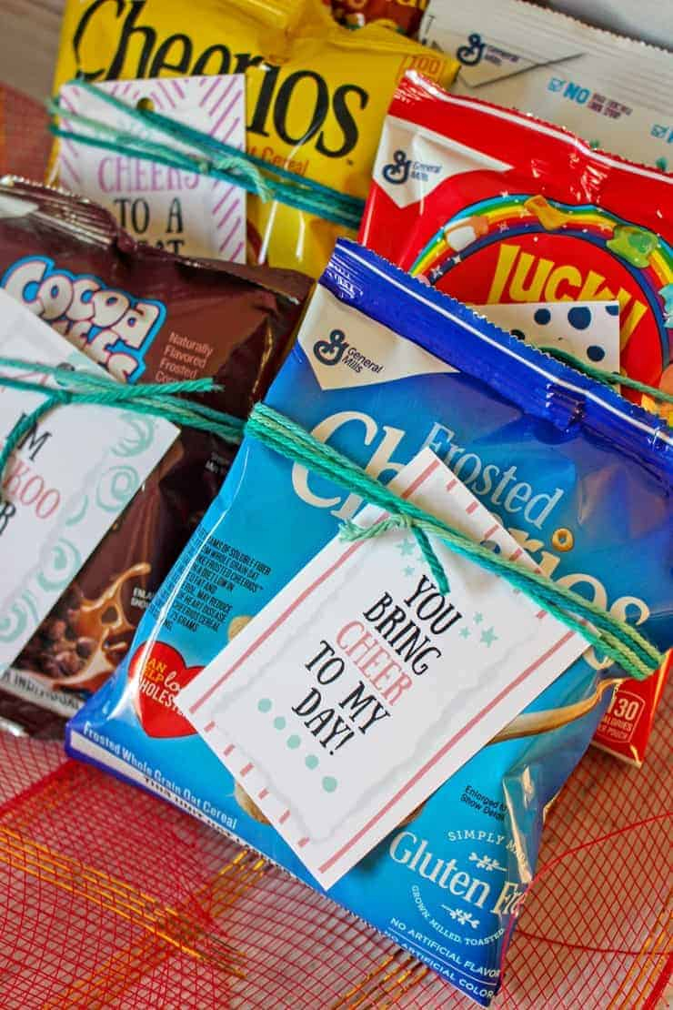 Cereal Valentines Printables Free