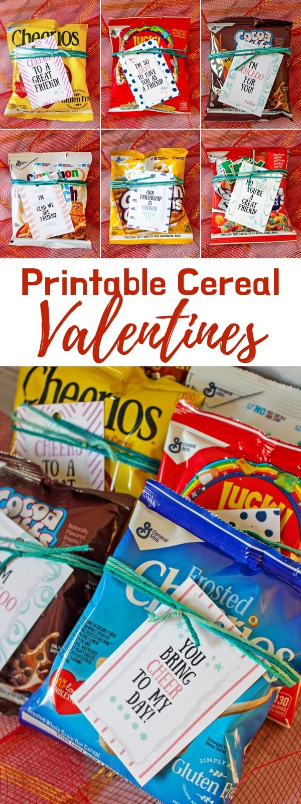Cereal Valentine Printable Free