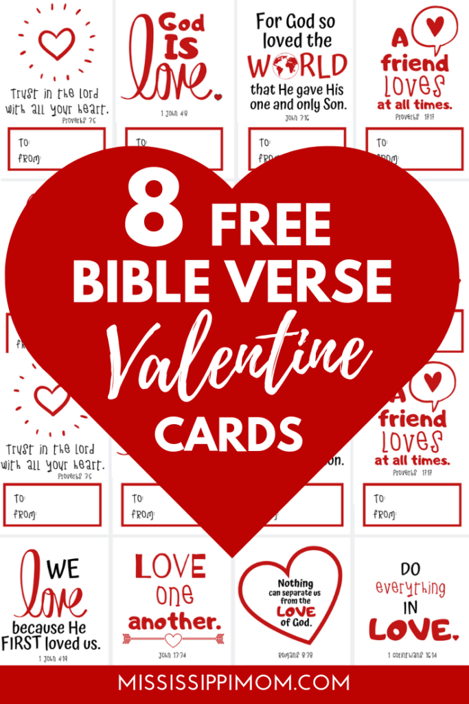 Free Printable Bible Verse Valentine Cards