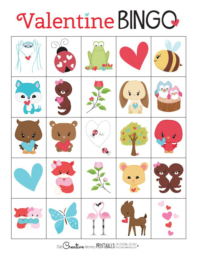 Valentine Bingo Free Printable Pdf