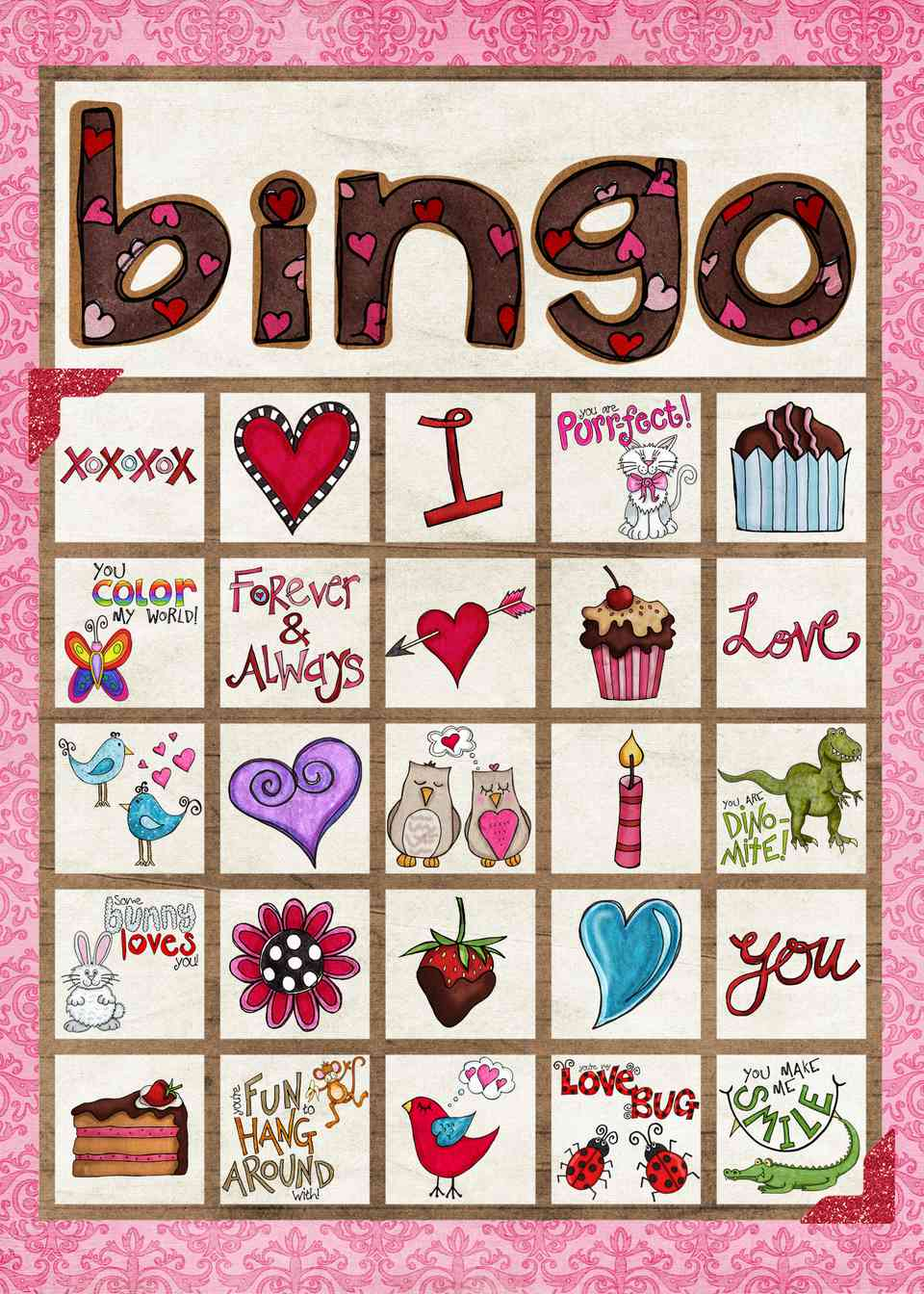 Valentine Bingo Free Printable Pdf
