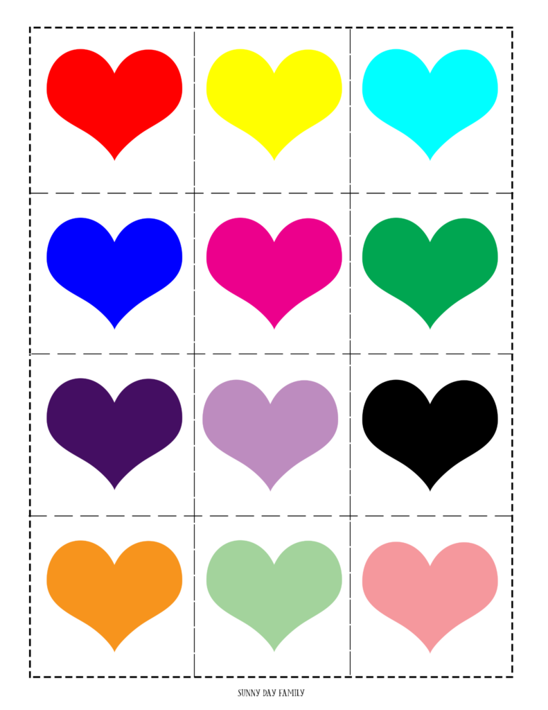 Valentine Matching Game Printable