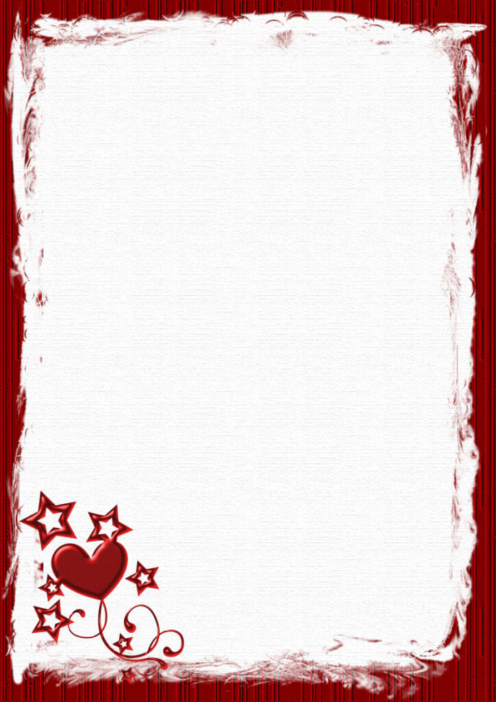 Valentine's Day Stationery Printable