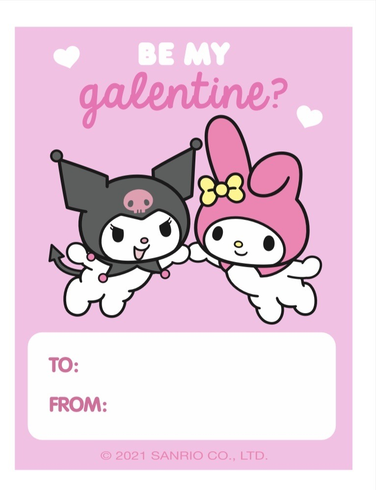 Printable Sanrio Valentines Cards