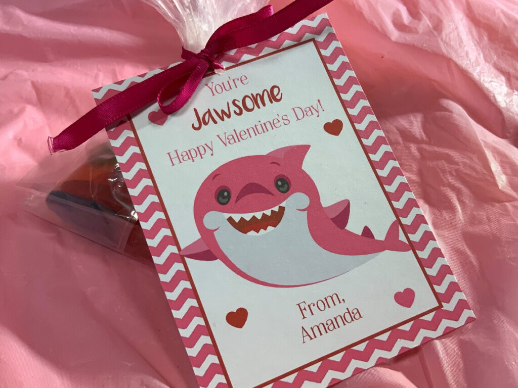 Baby Shark Printable Valentine