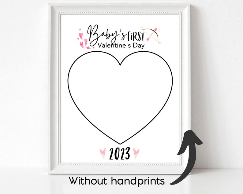 Baby Footprint Poem Printables Valentines Day