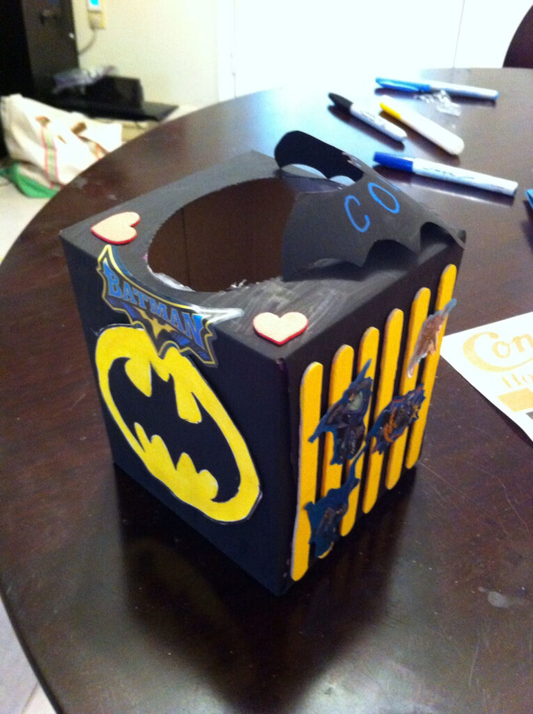 Batman Valentine Box Printable