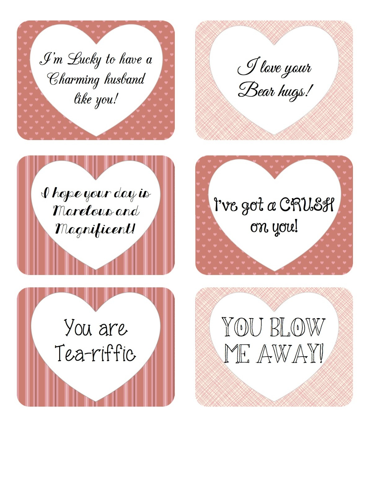 14 Days Of Valentine Printables