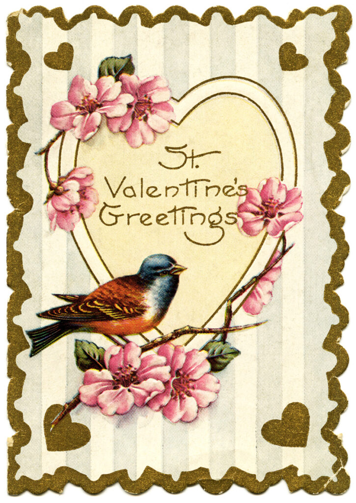 Free Printable Vintage Valentine Clip Art