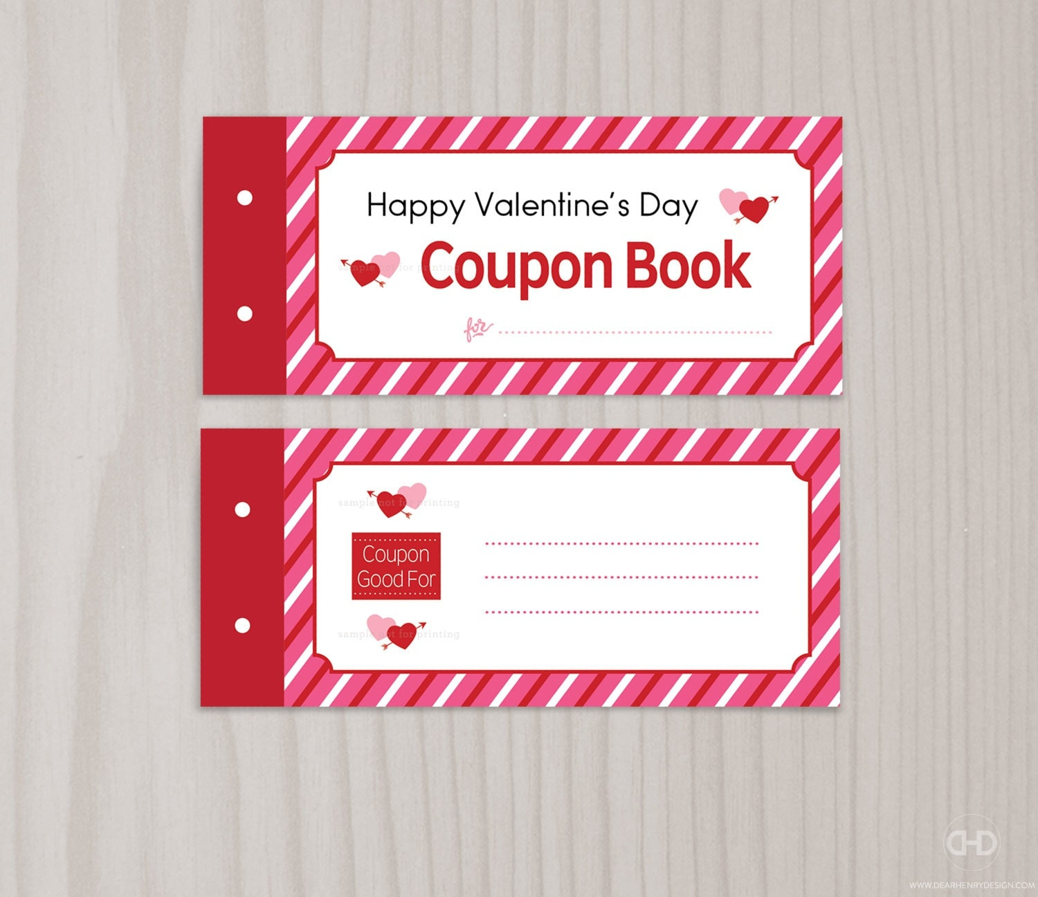 Printable Valentine's Day Coupon Template