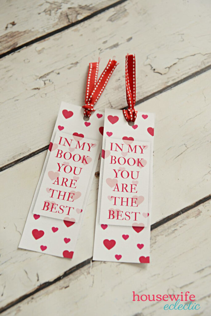 Bookmark Valentine Cards Printable