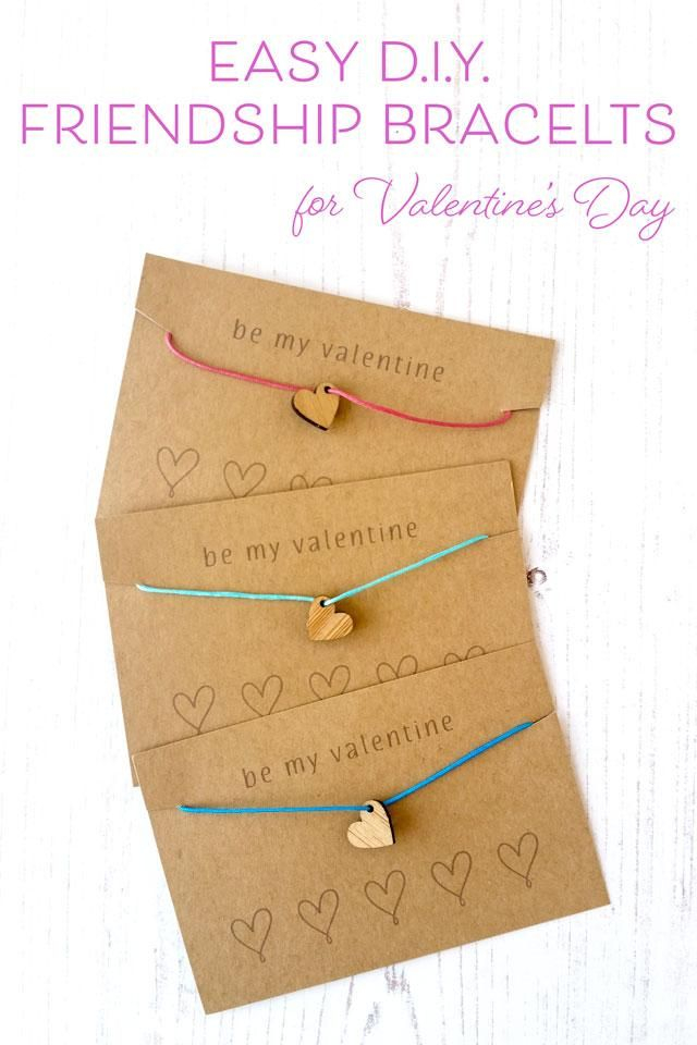 Friendship Bracelet Valentine Printable