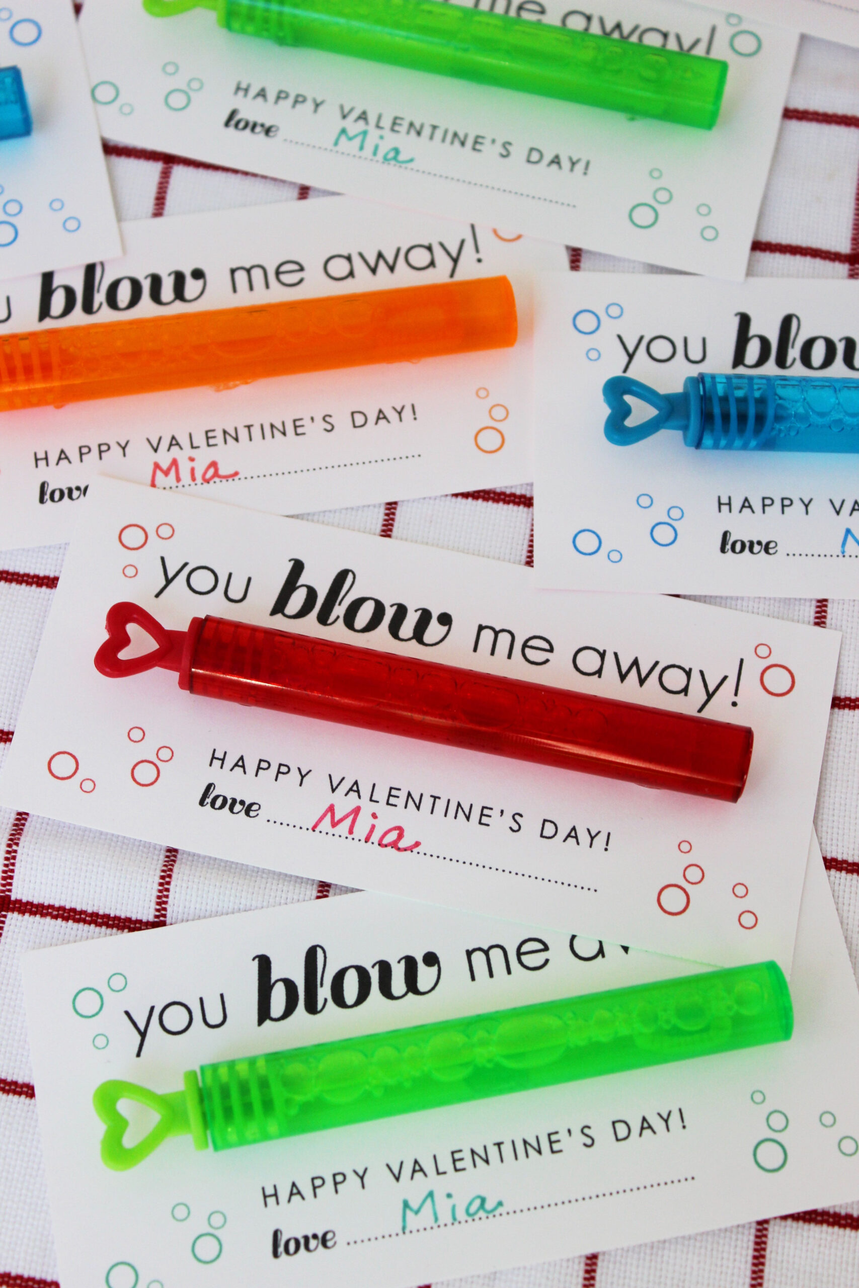Bubble Valentine Free Printable