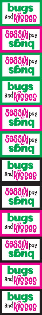 Bugs And Kisses Valentine Free Printable