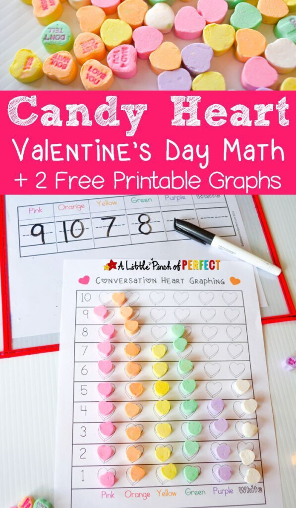 Valentine Math Kindergarten Printables