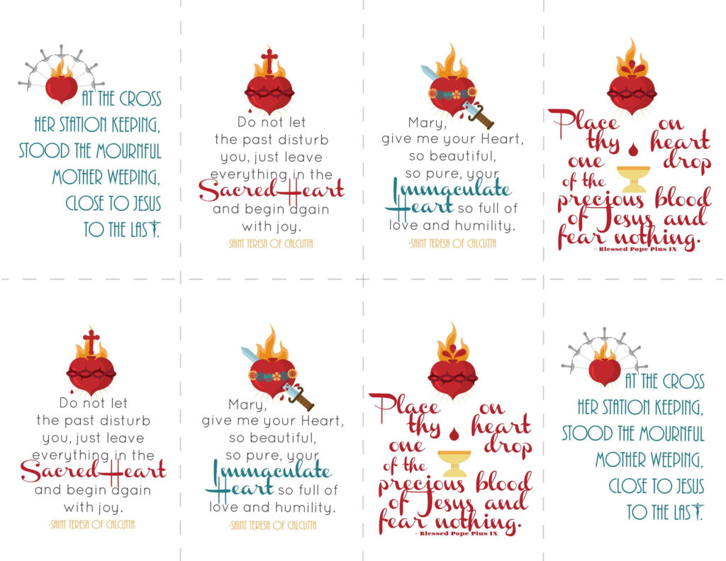 Free Printable Catholic Valentine Cards
