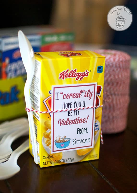 Cereal Valentine Printable Free