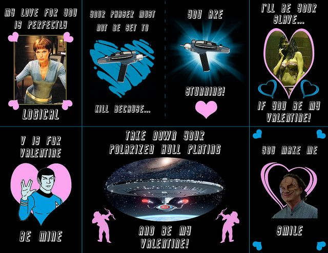 Printable Star Trek Valentines