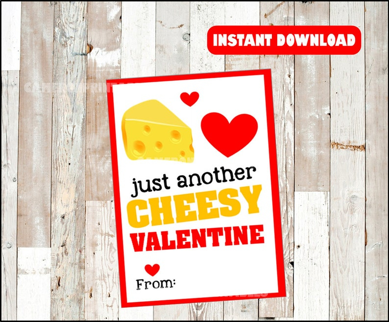 Cheesy Printable Valentines Cards