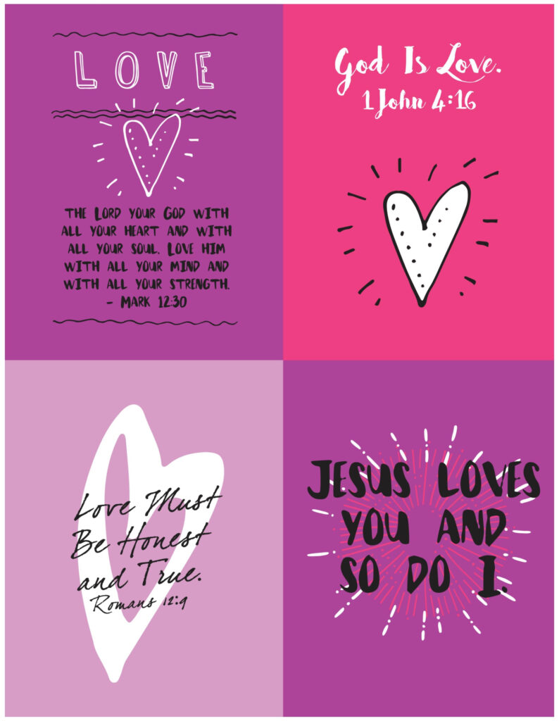 Printable Religious Valentine Cards