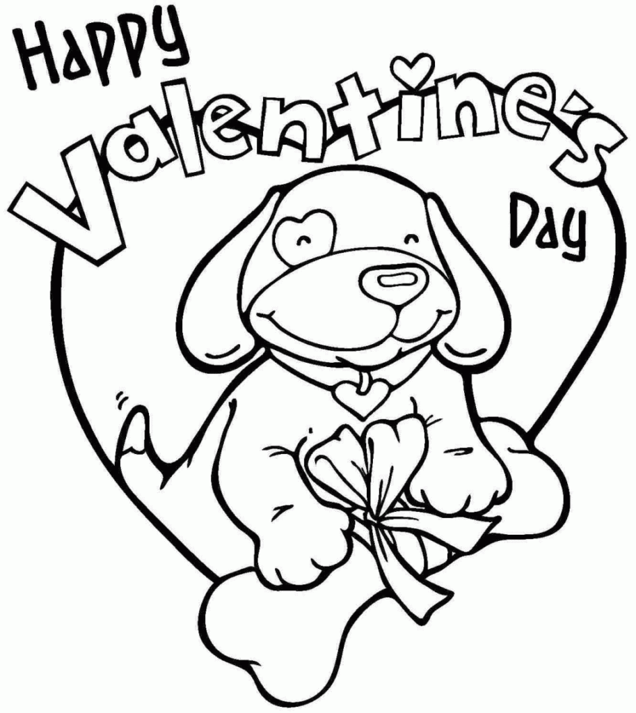 Valentine's Day Coloring Pages Free Printable