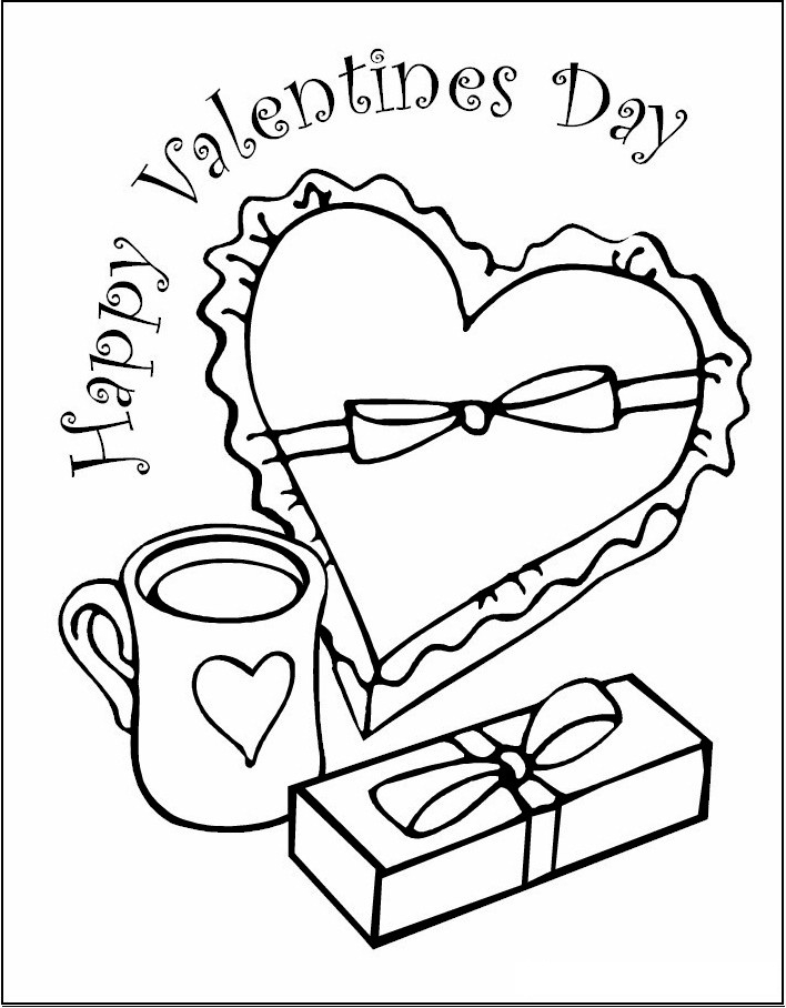 Coloring Pages For Kids/printables Valentine's Day