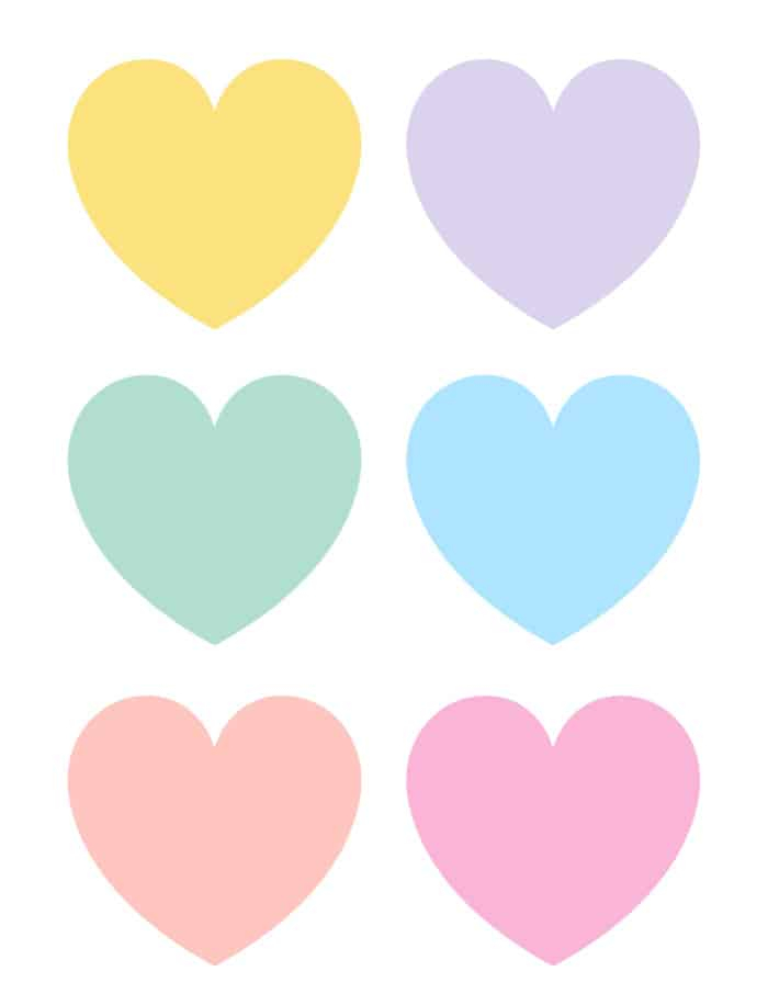 Valentine Conversation Hearts Printable