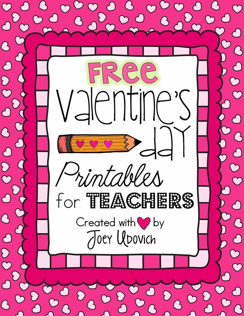 Free Valentine Printables From Teacher