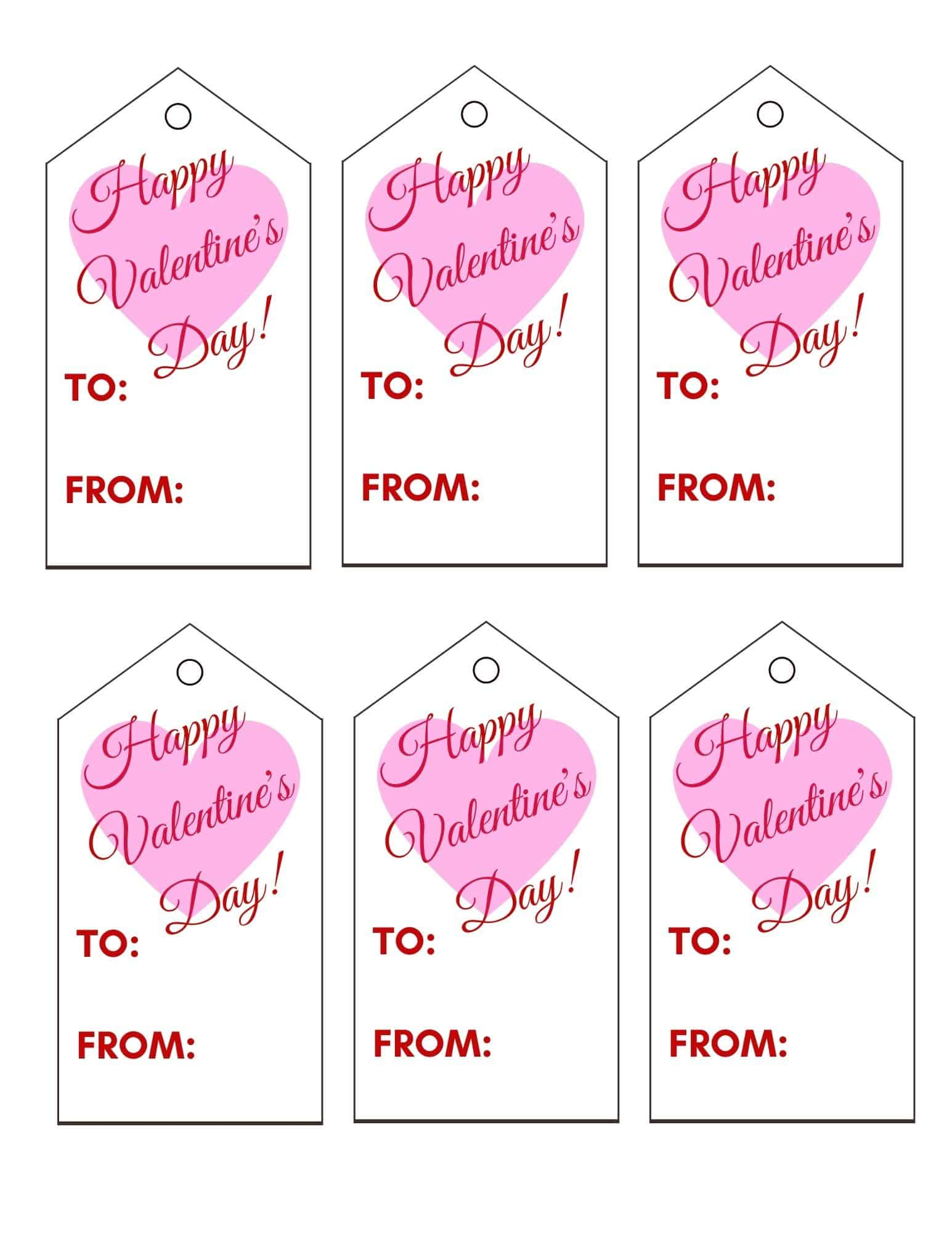 Brag Tags Free Printable Valentine Day