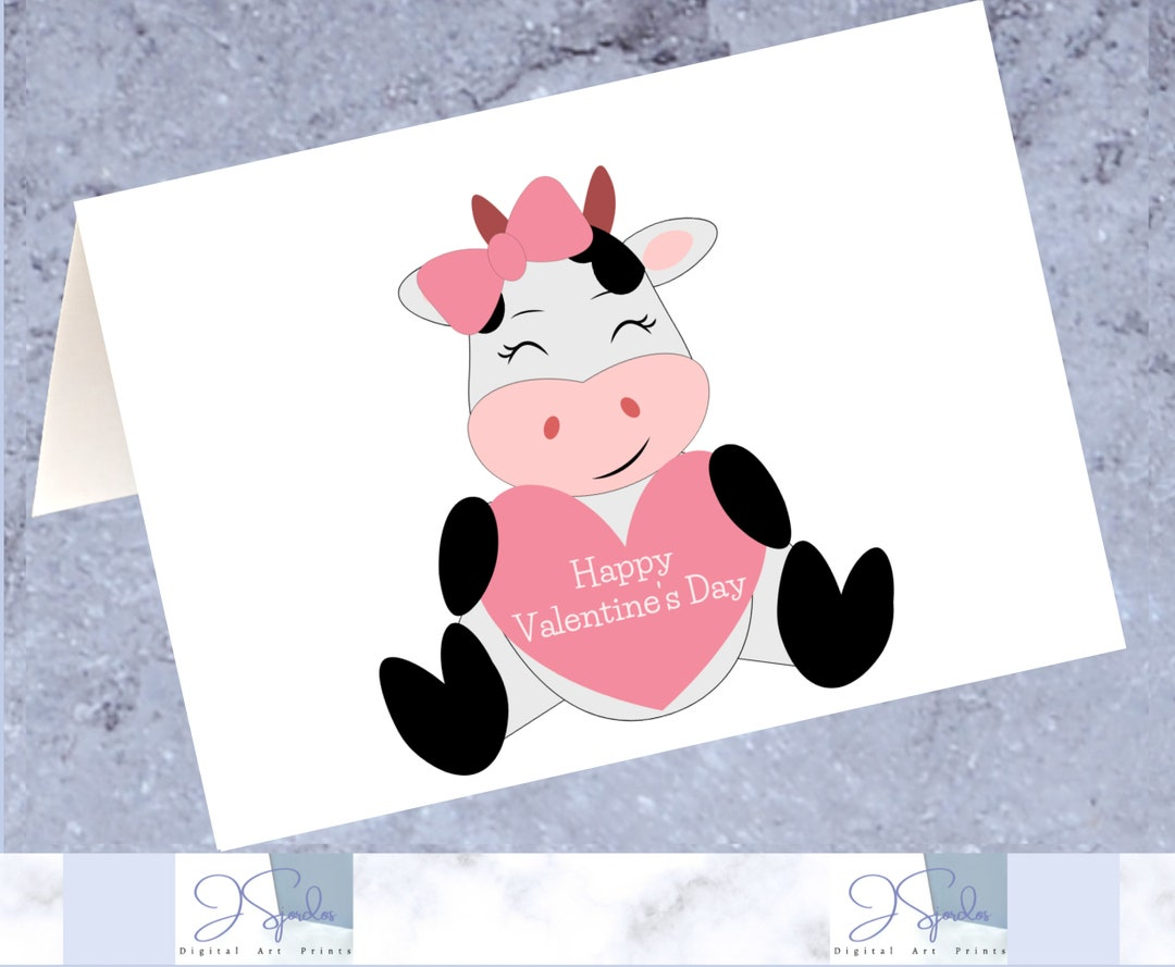 Cartoon Valentine Cards Printable